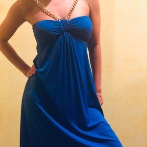 Cocktail Dress Gold Chains